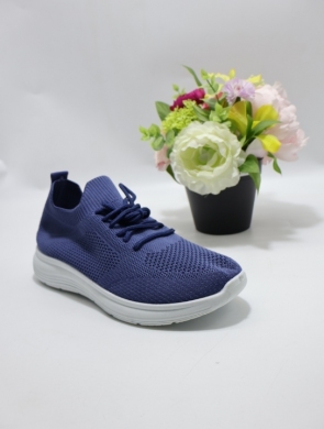 Buty sportowe damskie na płaskim (36-41) EV-366 JEAN/BLUE