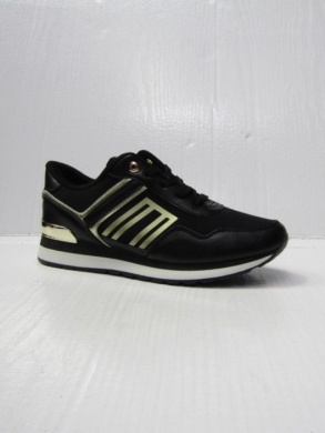 Buty sportowe damskie na płaskim (36-41) 0-112 BLACK