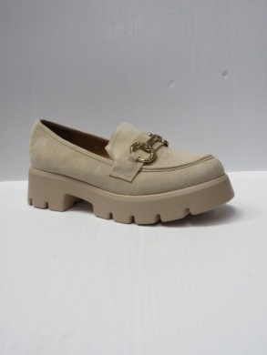 Mokasyny damskie na płaskim (36-41) YDF-18 BEIGE