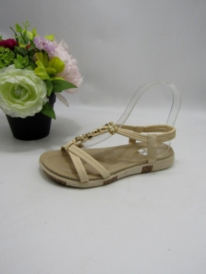 Sandały damskie na płaskim (36-41) C510 BEIGE
