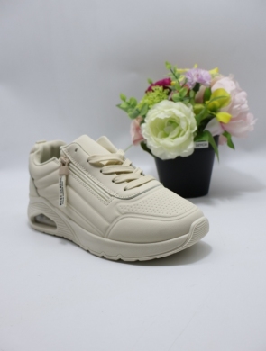 Buty sportowe damskie na płaskim (36-41) H19 BEIGE