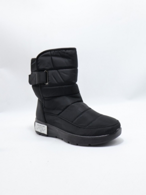 Botki damskie ocieplane na płaskim (37-42) 22T48 BLACK
