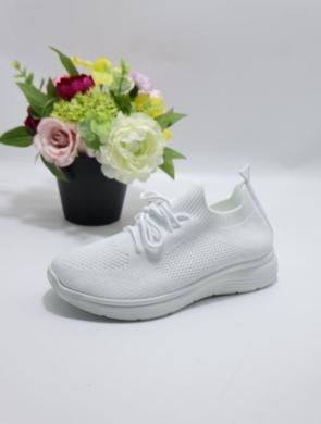 Buty sportowe damskie na płaskim (36-41) EV-366 WHITE