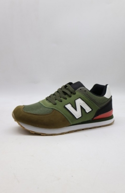 Buty sportowe męskie (41-46) MM6-12 OLIVE/BL/WH