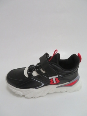 Sportowe Chłopięce (32-37) L305 BLACK/RED