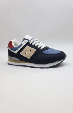 Buty sportowe damskie na płaskim (36-41) DNB6-17 NAVY/RED