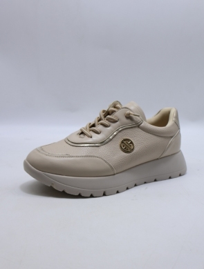 Buty sportowe damskie na płaskim (36-41) 2767 BEIGE