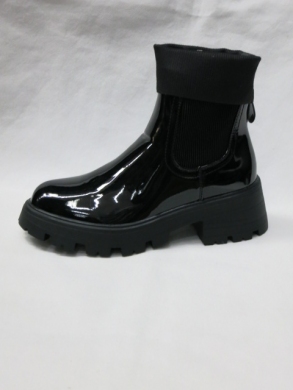 Botki damskie na płaskim (36-41) DE925M BLACK