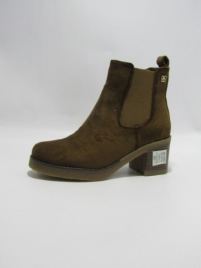 Botki damskie ocieplane na obcasie (36-41) SA3107-11 CAMEL