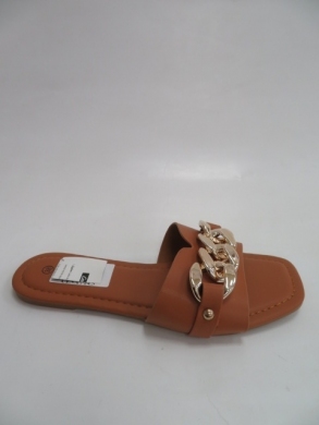 Klapki damskie na płaskim (36-41) F-39 CAMEL