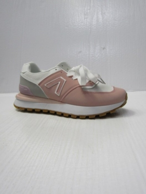 Buty sportowe damskie na płaskim (36-41) 0-1775 WHITE/PINK