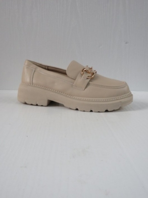 Mokasyny damskie na płaskim (36-41) W32 BEIGE