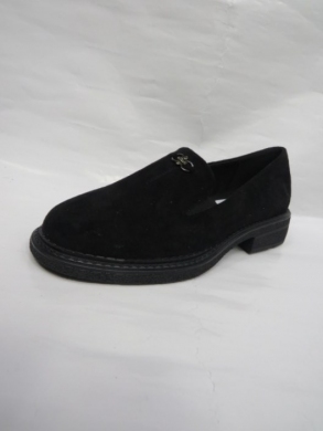 Mokasyny damskie na płaskim (36-41) 3221C BLACK