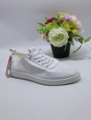 Buty sportowe damskie na płaskim (36-41) 81212-2 ALLWHITE
