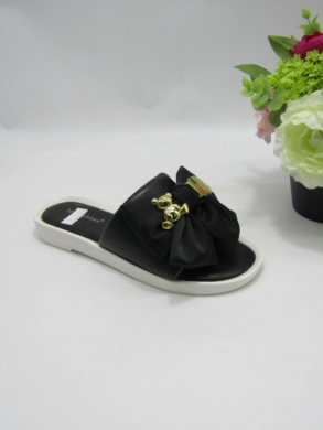 Klapki damskie na płaskim (36-41) 6610 BLACK