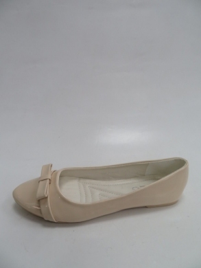 Baleriny Damskie na płaskim (36-41) LE-262 BEIGE