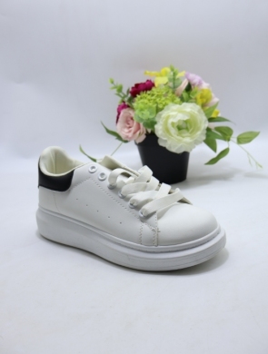 Buty sportowe damskie na płaskim (36-41) WW188 WH/BL