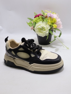 Buty sportowe damskie na płaskim (36-41) 7566 BLACK