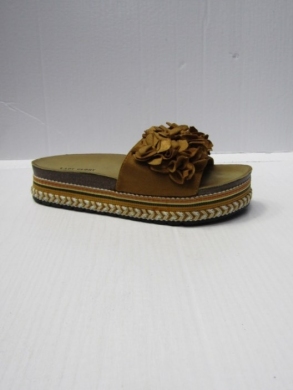 Klapki damskie na koturnie (36-41) BL420 CAMEL