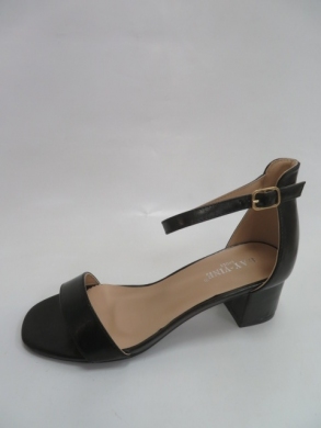 Sandały damskie na obcasie (36-41) 8338 BLACK