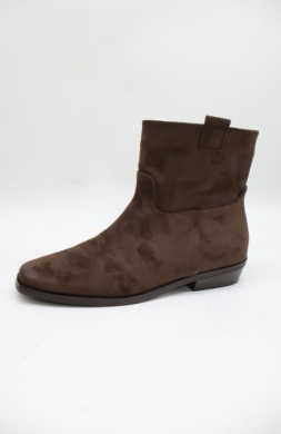 Botki damskie na płaskim (36-41) 1158 BROWN