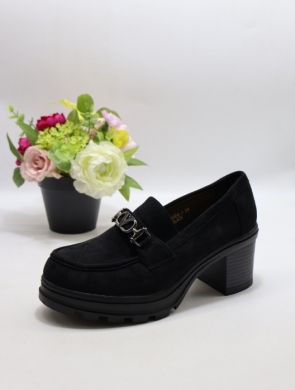 Półbuty damskie na obcasie (36-41) XYX-25224-1 BLACK