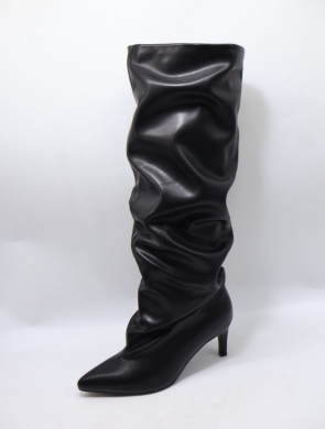 Kozaki damskie na szpilce (36-41) 52172 BLACK