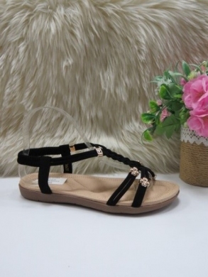 Sandały damskie na płaskim (36-41) FY6620 BLACK