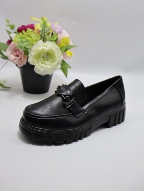 Mokasyny damskie na płaskim (36-41) C995 BLACK