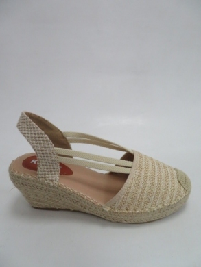 Sandały Damskie na koturnie (36-41) Z-12 BEIGE