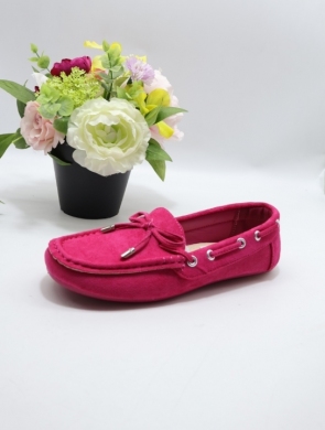 Mokasyny damskie na płaskim (36-41) DW19 FUSHIA