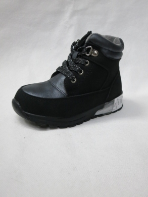 Botki chłopięce ocieplane (26-31) F827 BLACK