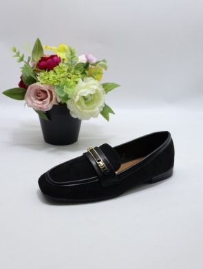 Mokasyny damskie na płaskim (36-41) 9713 BLACK