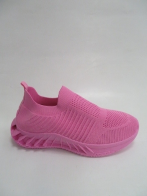 Buty sportowe damskie na płaskim (36-41) 2155-5 PEACH