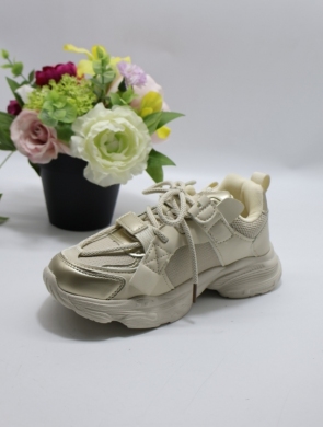 Buty sportowe dziewczęce (33-38) LC820 BEIGE