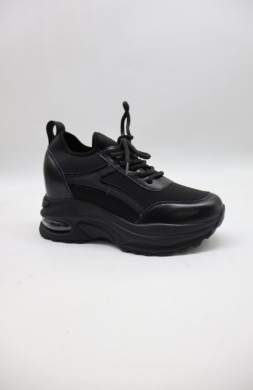Buty sportowe damskie na koturnie (36-41) AB123 BLACK