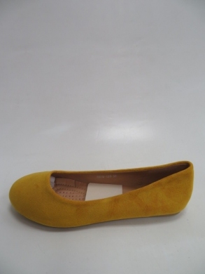Baleriny Damskie na płaskim (36-41) F2078-12B YELLOW
