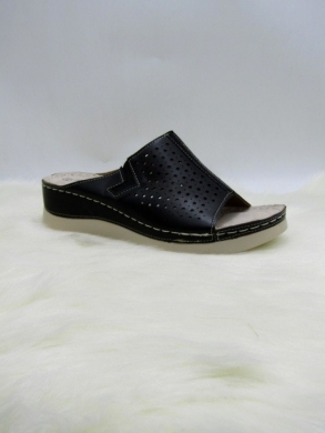 Klapki damskie na koturnie (36-41) 4011 BLACK