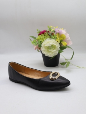 Baleriny damskie (36-41) H8-970 BLACK