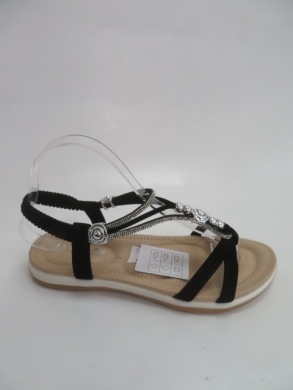 Sandały damskie na płaskim (36-41) FY6628 BLACK