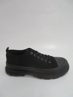 Trampki damskie na płaskim (36-41) AB870 ALLBLACK
