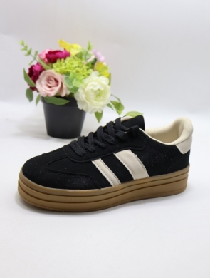 Buty sportowe damskie na płaskim (36-41) V1003 BLACK