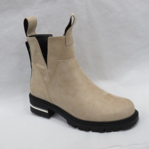 Botki damskie na płaskim (36-41) 1560 BEIGE