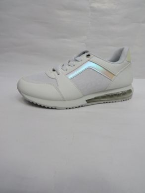 Buty sportowe damskie na płaskim (36-41) LS2120 WHITE