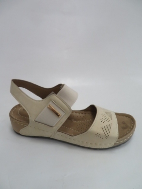 Sandały damskie na płaskim (36-41) L4-5 BEIGE
