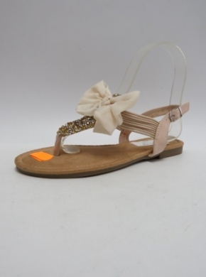 Sandały damskie na płaskim (36-41) 218-57 BEIGE