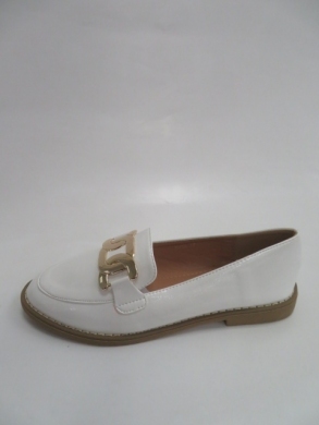 Mokasyny damskie na płaskim (36-41) 8038 WHITE