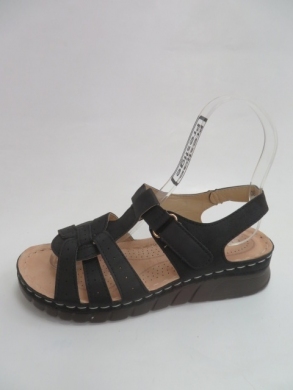 Sandały damskie na koturnie (37-42) 808 BLACK