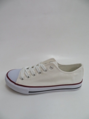 Trampki damskie na płaskim (36-41) DCS-3 WHITE