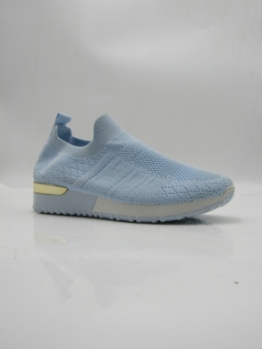 Buty sportowe damskie na płaskim (36-41) A22 L.BLUE